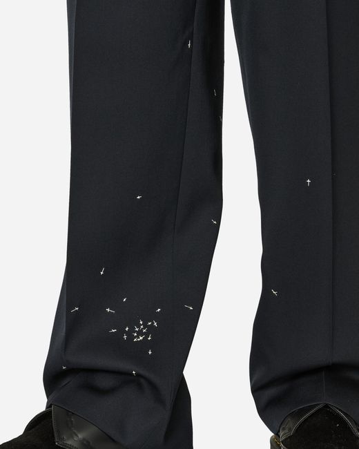 Undercover Black Pleated Pants Dark for men