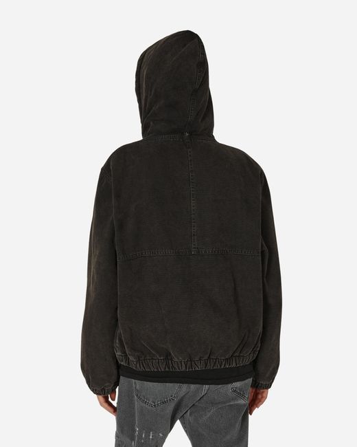 Stussy Canvas Insulated Work Jacket in Black | Lyst Stussy Canvas Insulated Work Jacket in Black | Lyst