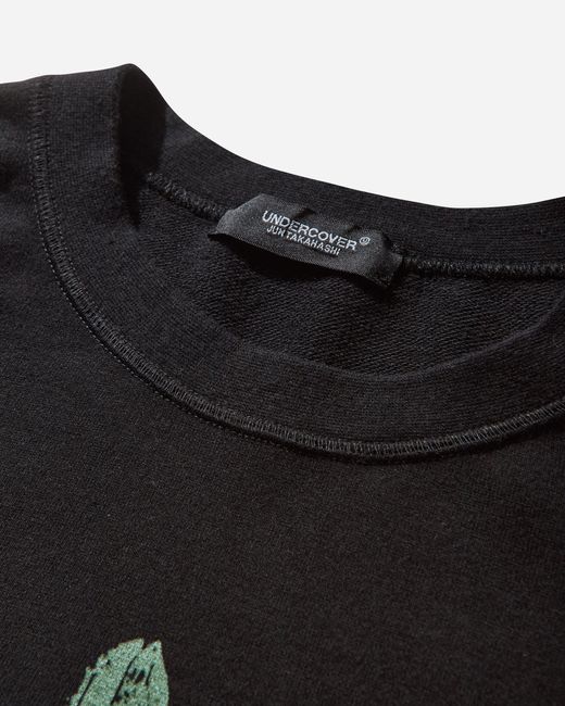Undercover Black Women S Cropped Crewneck Sweatshirt