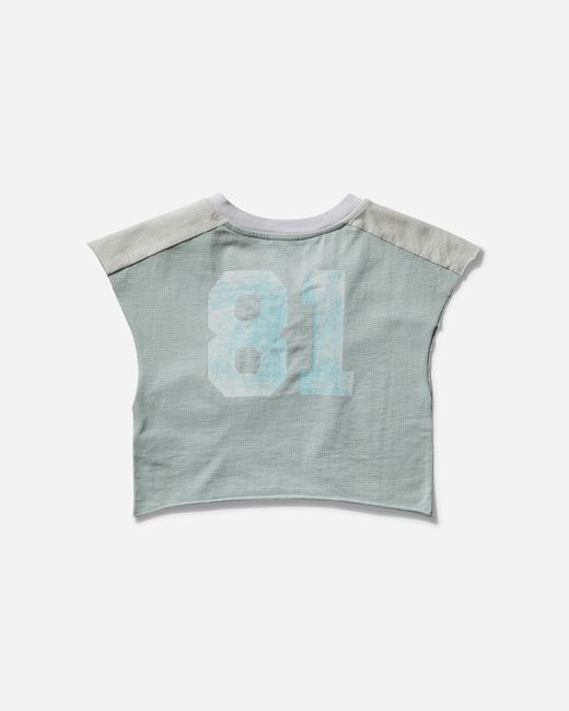 Guess Blue Women S Piqué Mesh T-shirt Minty