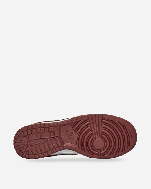 Nike Dunk Low Retro Sneakers Redwood for men