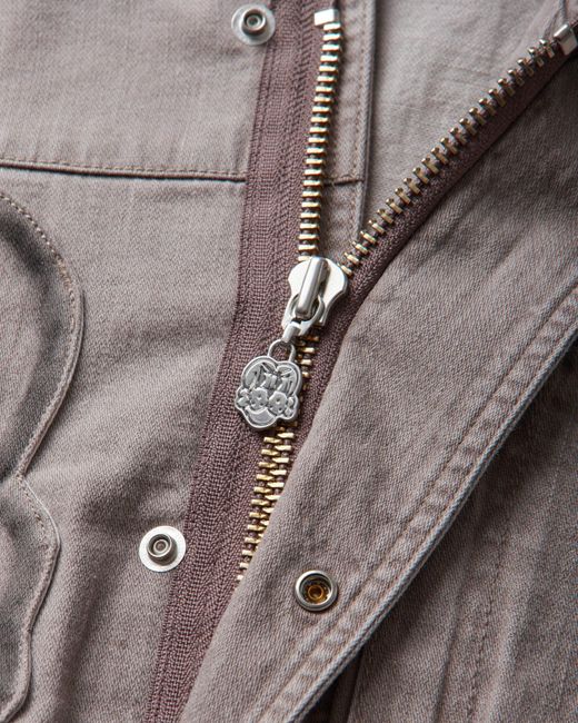 Chio Gray S Asesine Reflective Finesse Pup Hooded Light Jacket for men