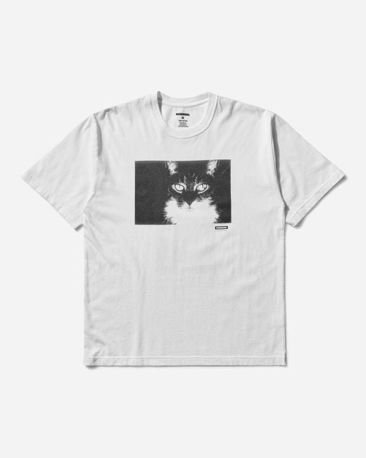 Neighborhood Gray Men S Osamu Nagahama Ss-2 T-shirt for men