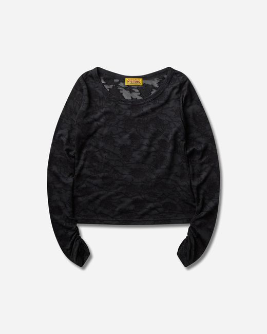 Hysteric Glamour Black S Hysteric Rose Jacquard Baby T-Shirt for men