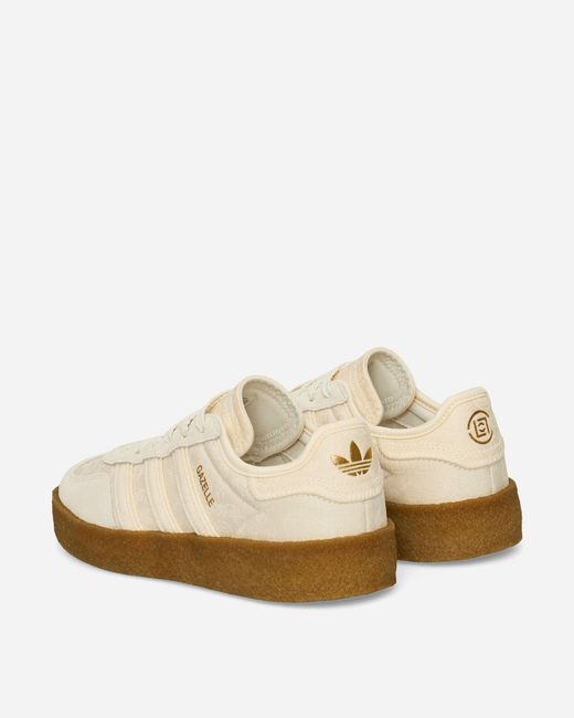Adidas Clot By Edison Chen Gazelle Sneakers Cream White / Core White for men