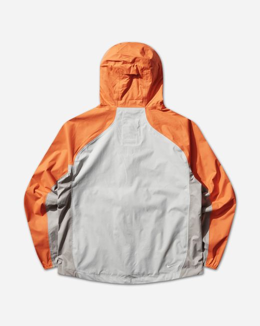 Nike Gray Women S Acg Phantazma Storm-fit Adv Jacket Safety Orange / Grey Fog