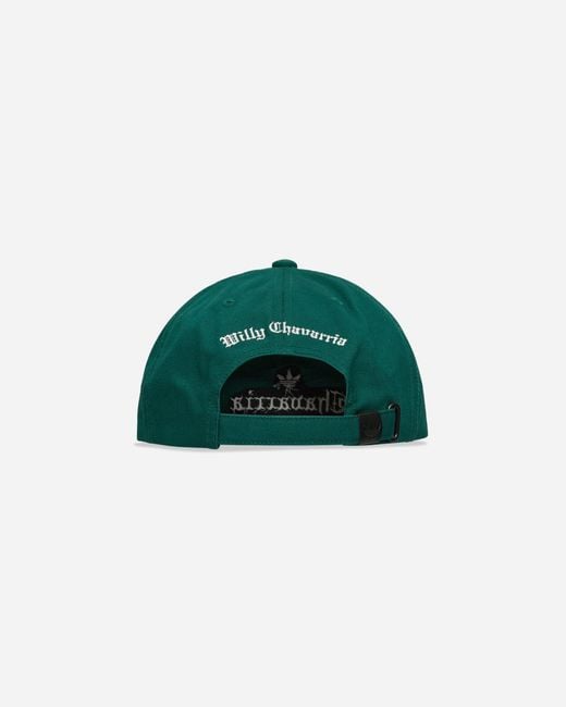 Adidas Green Willy Chavarria Logo Hat Collegiate for men