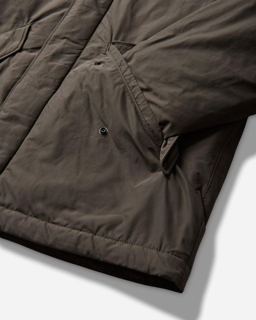 Stone Island Brown Men S Micro Twill Jacket Coal for men