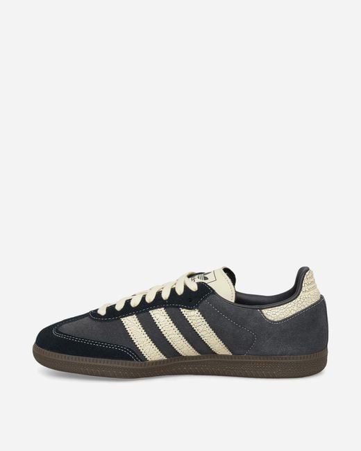 Adidas Black Samba Og Sneakers Carbon Warm Vanilla for men
