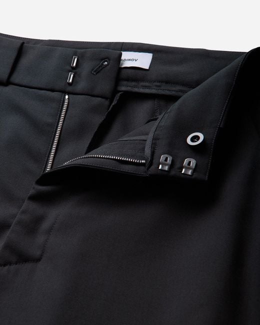 Kiko Kostadinov Black Men S Erdiko Trousers Crow for men