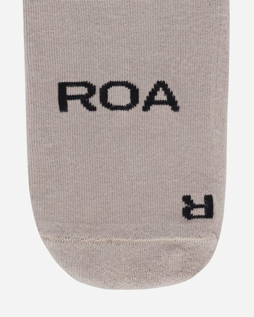 Roa Gray Logo Socks for men