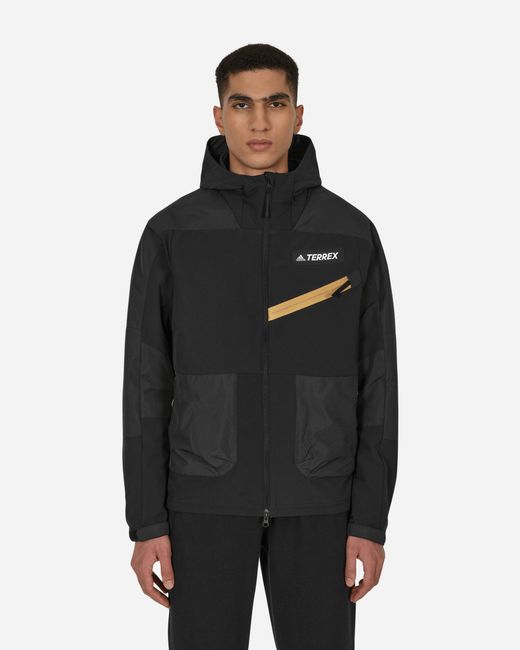 adidas Originals Synthetic Terrex Utilitas Soft Shell Jacket in Black for Men | Lyst UK