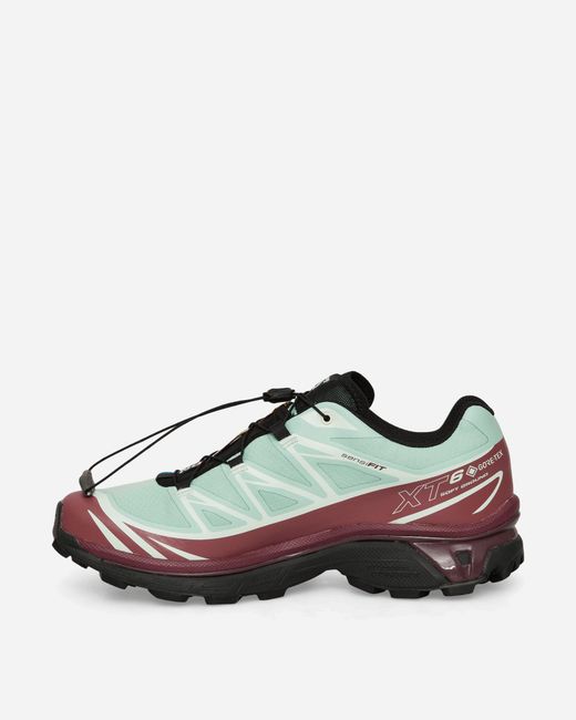 Salomon Green Xt-6 Gore-tex Sneakers Lichen / Nocturne / Clearly Aqua for men