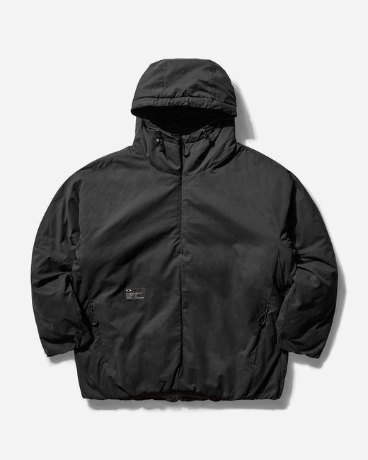 Oakley Black S F.G.L. Puffer Insulated Hoodie 1.7 Phantom for men