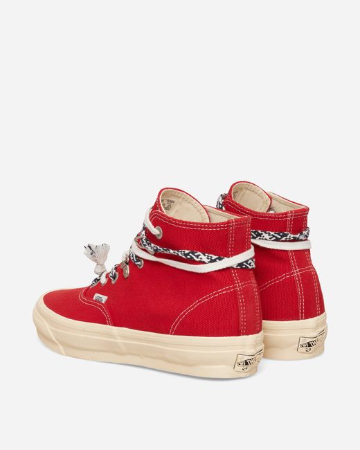 Vans Red Premium Authentic Hi 2.0 Sneakers for men