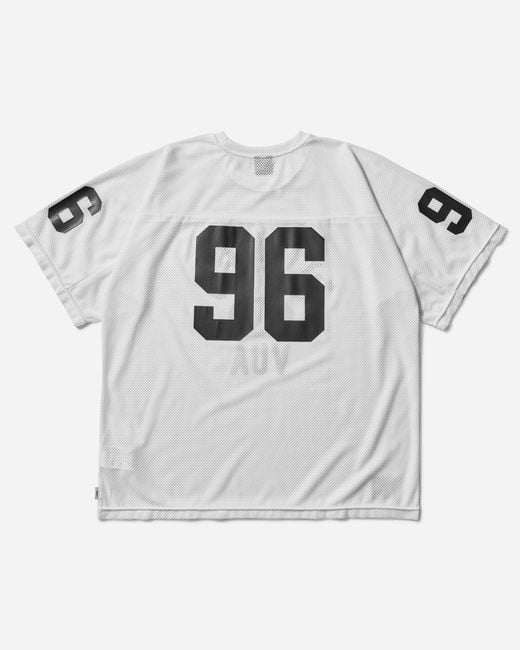 (w)taps White Men S Qb Jersey Top for men