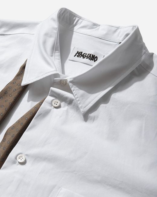 Magliano White S Crispy Penna Longsleeve Shirt for men