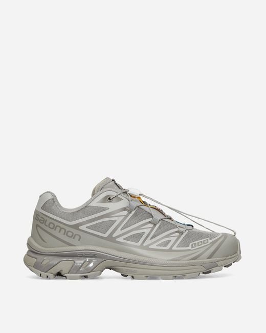 Salomon Gray Xt-6 Sneakers Ghost for men