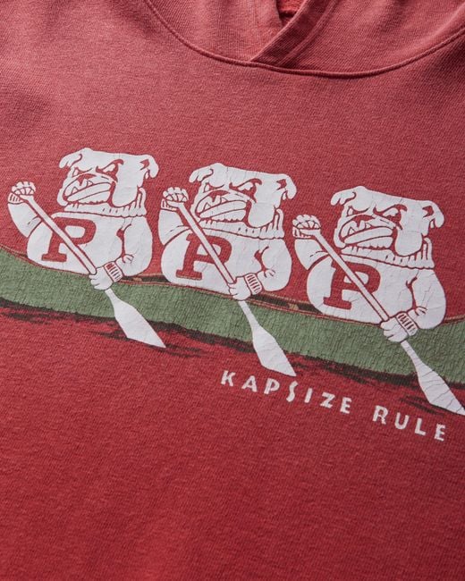 Kapital Red Men S Swt Knit Hoodie (p Bulldog) for men