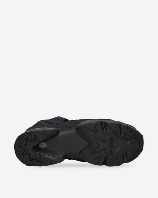 Reebok Black Instapump Sliver Sneakers Caviar for men