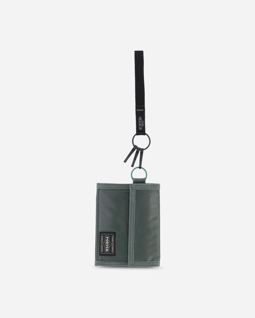 Porter-Yoshida and Co Gray Capsule Wallet Khaki for men