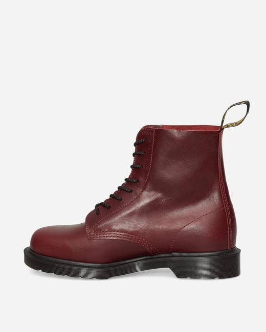 Dr. Martens Red 1460 Ankle Boots Burgundy for men