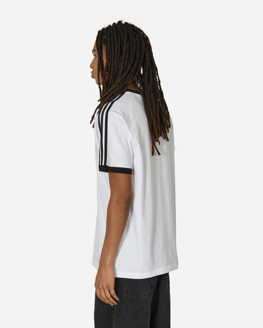 Adidas White Adicolor Classics 3-stripes T-shirt for men