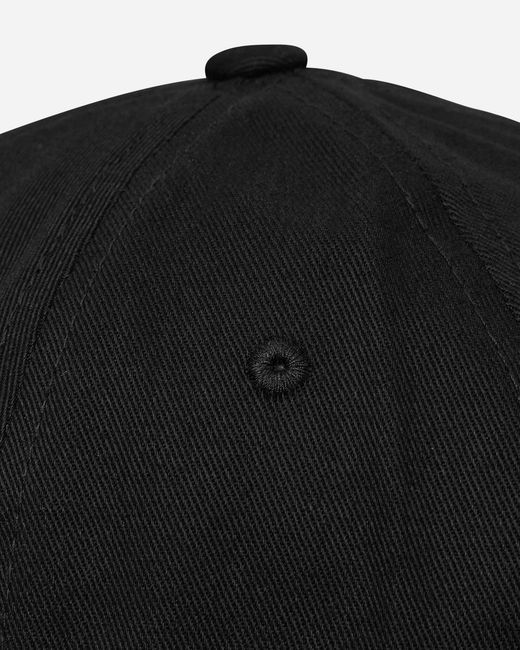 Anything Black Curved Logo Dad Hat for men