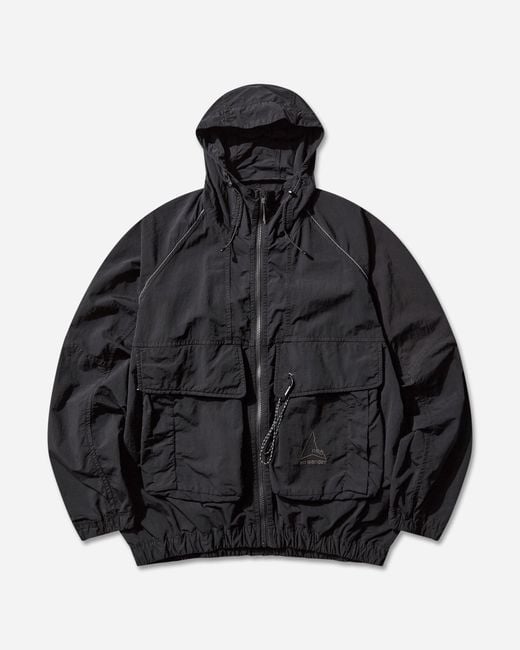 Roa Black And Wander Garment-dyed Nylon Hooded Jacket for men