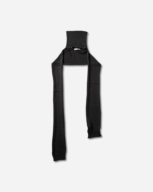 Our Legacy Black Mock Scarf