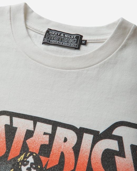 Hysteric Glamour White S Bad Ass Mama Tour T-Shirt for men