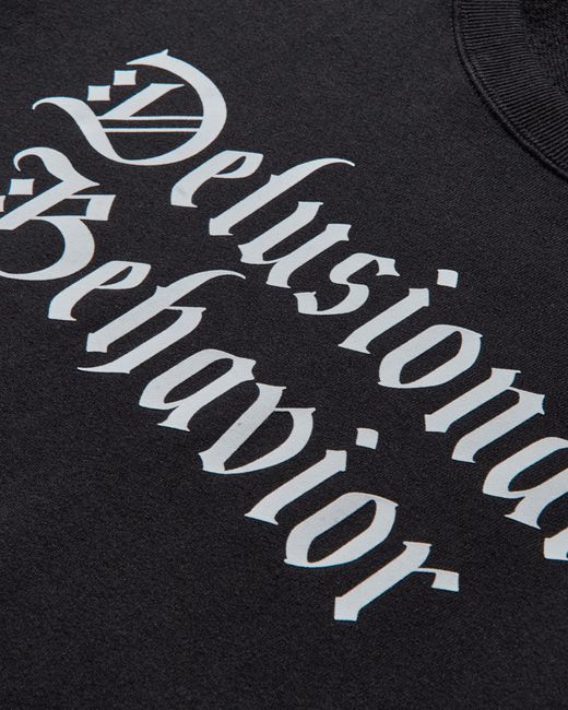 Undercover Black Men S Delusional Behavior Crewneck Sweatshirt for men