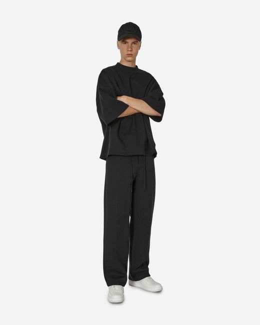 Nike Black Tech Fleece Re-imagined Shortsleeve Sweatshirt for men
