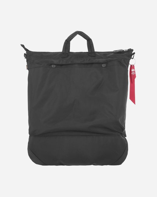 Alpha Industries Label Helmet Bag in Black for Men Lyst
