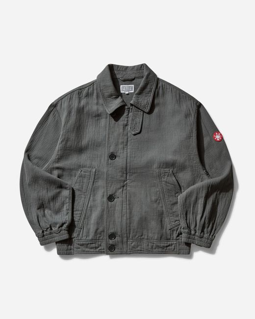 Cav Empt Gray Men S Soft Cotton Zip Jacket Charcoal for men