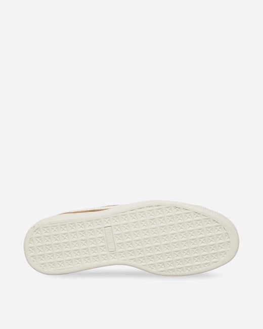 PUMA Brown Suede Charles F. Stead V Sneakers Honey Butter for men