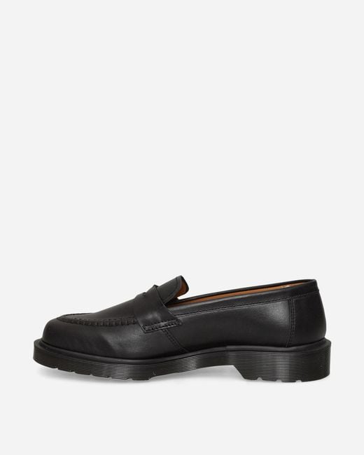 Dr. Martens Black Delapre Penny Loafers for men