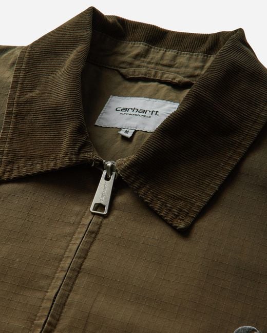 Carhartt Green Madison Ripstop Jacket Dark Beech for men