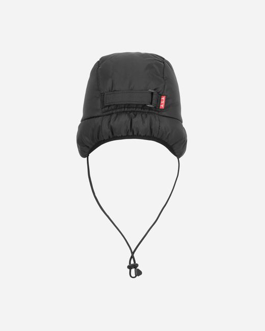 The Trilogy Tapes Black Insulated Mountain Cap for men