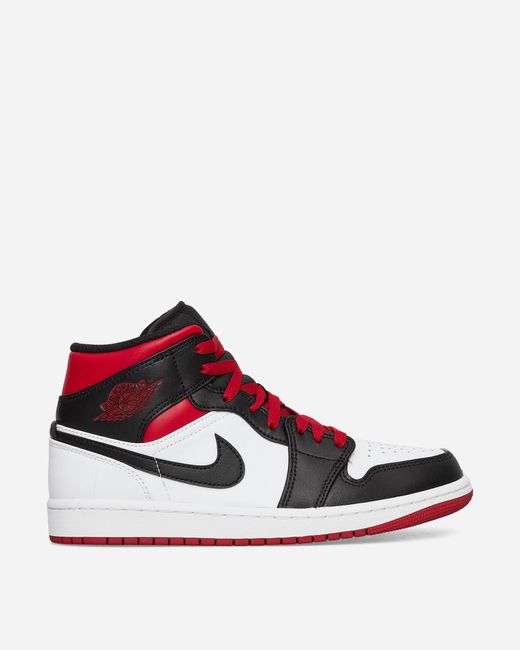 Nike Red Air Jordan 1 Mid Sneakers Gym for men