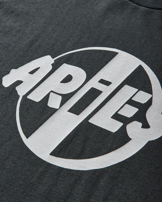 Aries Black Faded Punk T-shirt for men