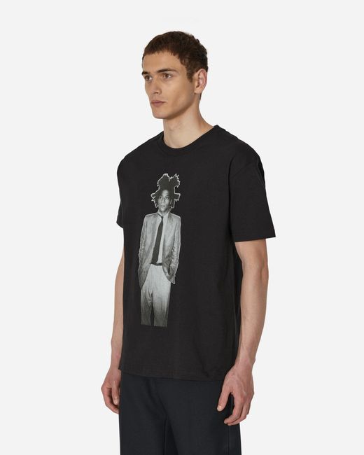 Wacko Maria Jean-michel Basquiat T-shirt (type-2) Black for men