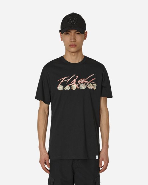 Nike Black Essential Rings T-shirt for men