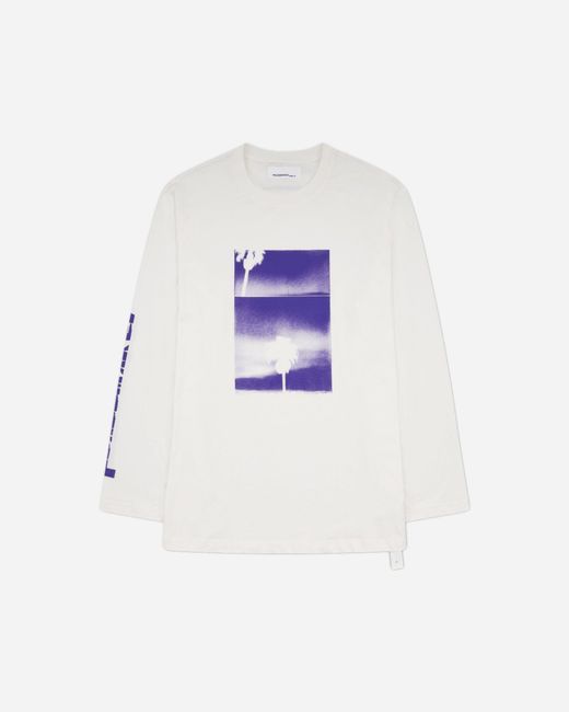 Oamc Peacemaker White Panorama Print Longsleeve T-Shirt for men