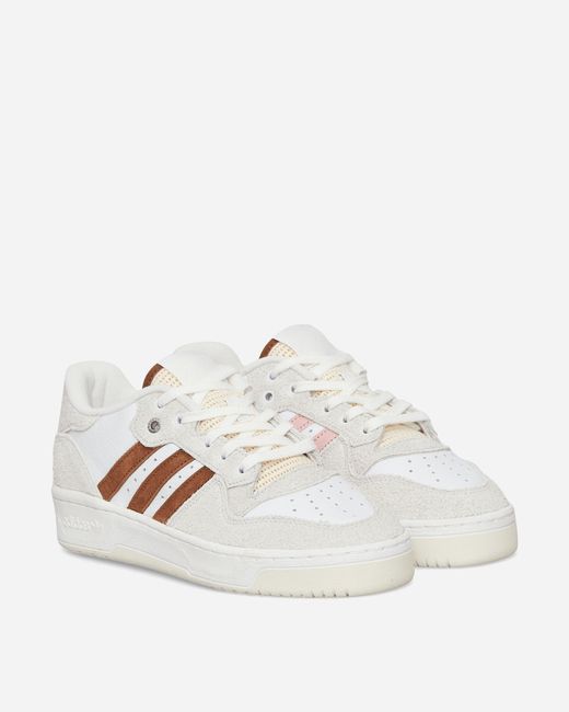Adidas Solebox Rivalry Low Sneakers Cloud White / Wild Brown / Wonder Mauve for men