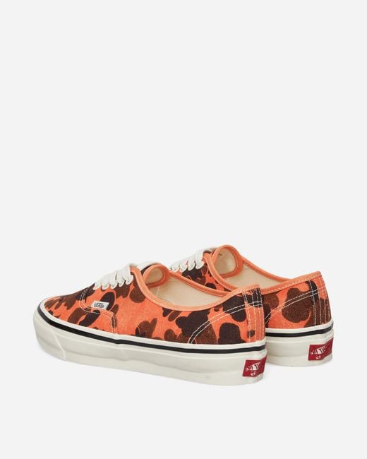Vans White Premium Authentic 44 Duck Camo Sneakers for men