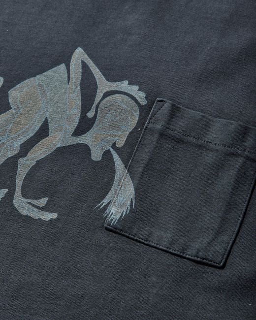 ERL Blue Puke T-Shirt for men