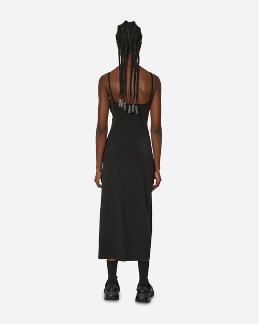 DIESEL Black Midi Logo Dress