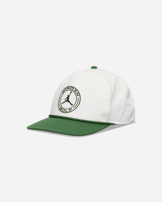 Nike Green Jordan Pro Structured Dri-Fit Flat-Brim Golf Hat Sail Forest for men