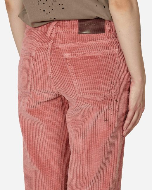Our Legacy Pink Rustic Cord 70S Cut Pants Antique